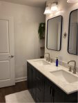 Newly Remodeled Upstair Bathroom with Double Sink